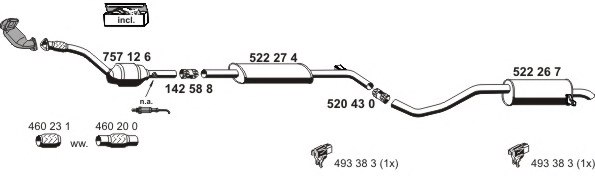 ERNST 100486 Exhaust System